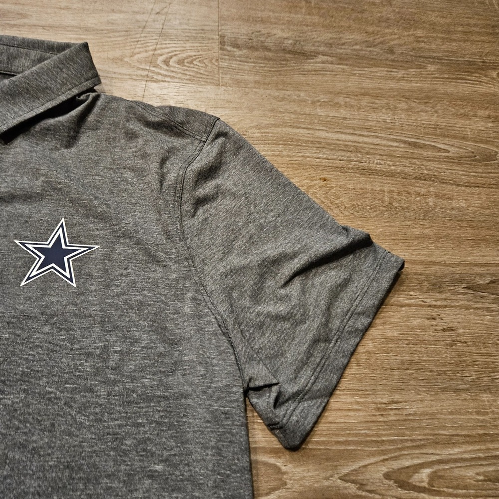 Lululemon Dallas Cowboys Evolution Polo Shirt Mens Large Gray NFL NWT - Picture 3 of 11